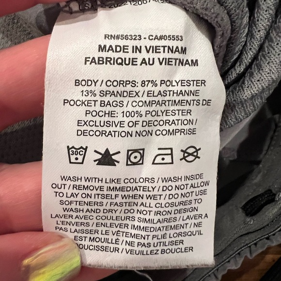 Women’s Nike Dri Fit XL jogger style loose pants, gray, GUC, zippers, casual - Picture 13 of 13